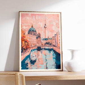Berlin Poster, Germany Poster, Berlin Print, German Wall Art, Berlin Wall Art, Berlin City Poster, Berlin Decor, Berlin Art Print