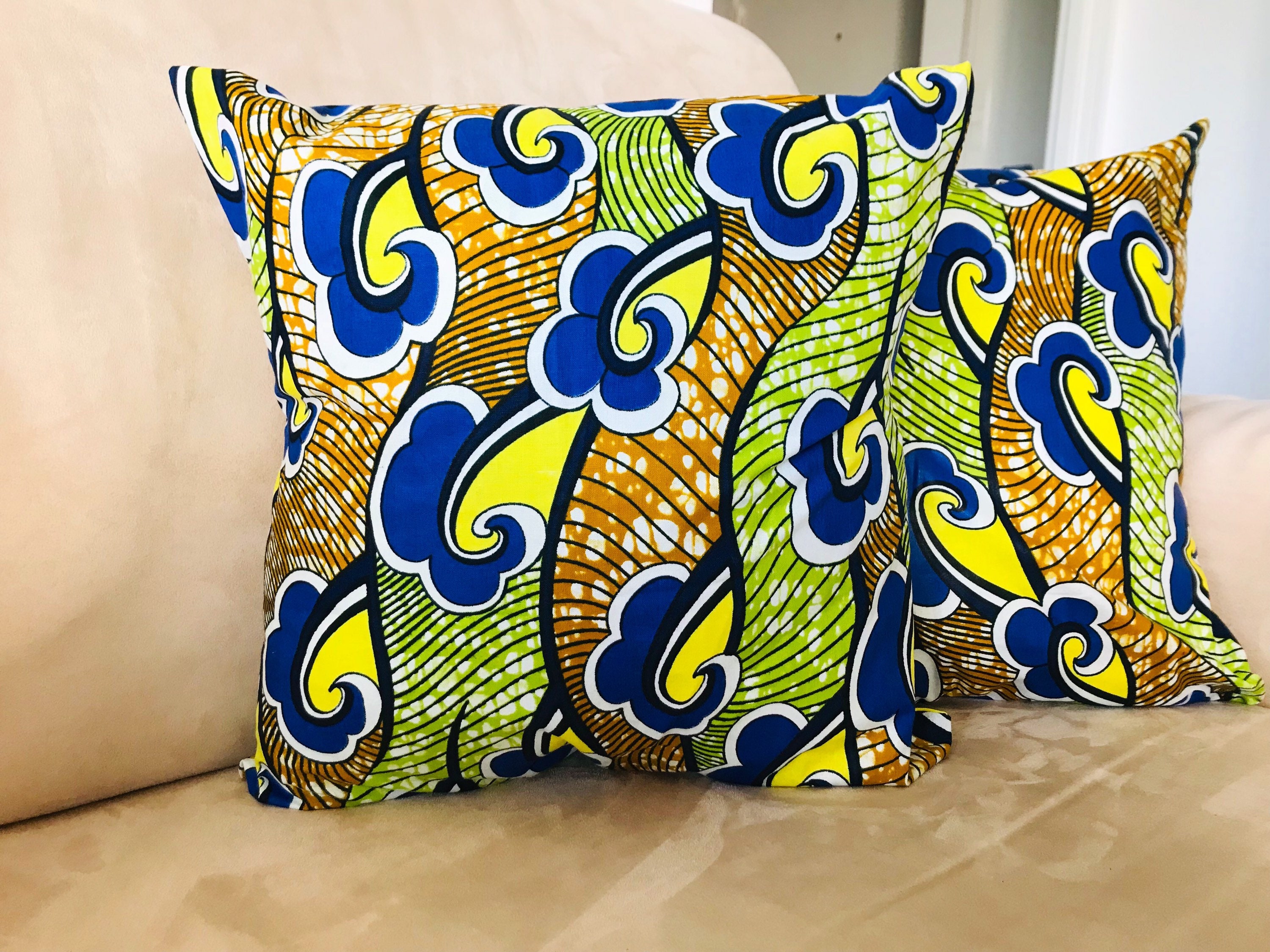 Housse de Coussin Ambiance Africaine