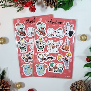 Holiday STEM Sticker Sheet / Medicine, Pre-med, Science / Bullet Journal, Agenda, Planner