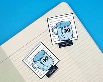 Mug Shot | Sticker or Magnet | Criminology, Forensics | Laptops, Water Bottles