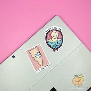 OB/GYN Pun Stickers | Pediatrician, Gynecologist, Obstetrician | Water ...