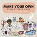 Make Your Own: STEM Sticker Pack | Science, Medical, Chemistry, Nursing, Physics, Neuroscience |  Water Bottles, Laptops 