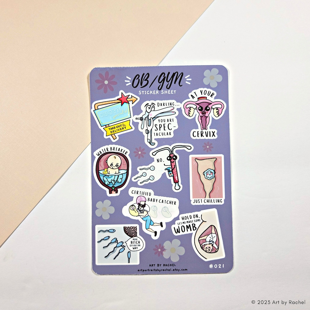 OB/GYN Sticker Sheet | Science, Biology, Pre-med | Bullet Journal ...