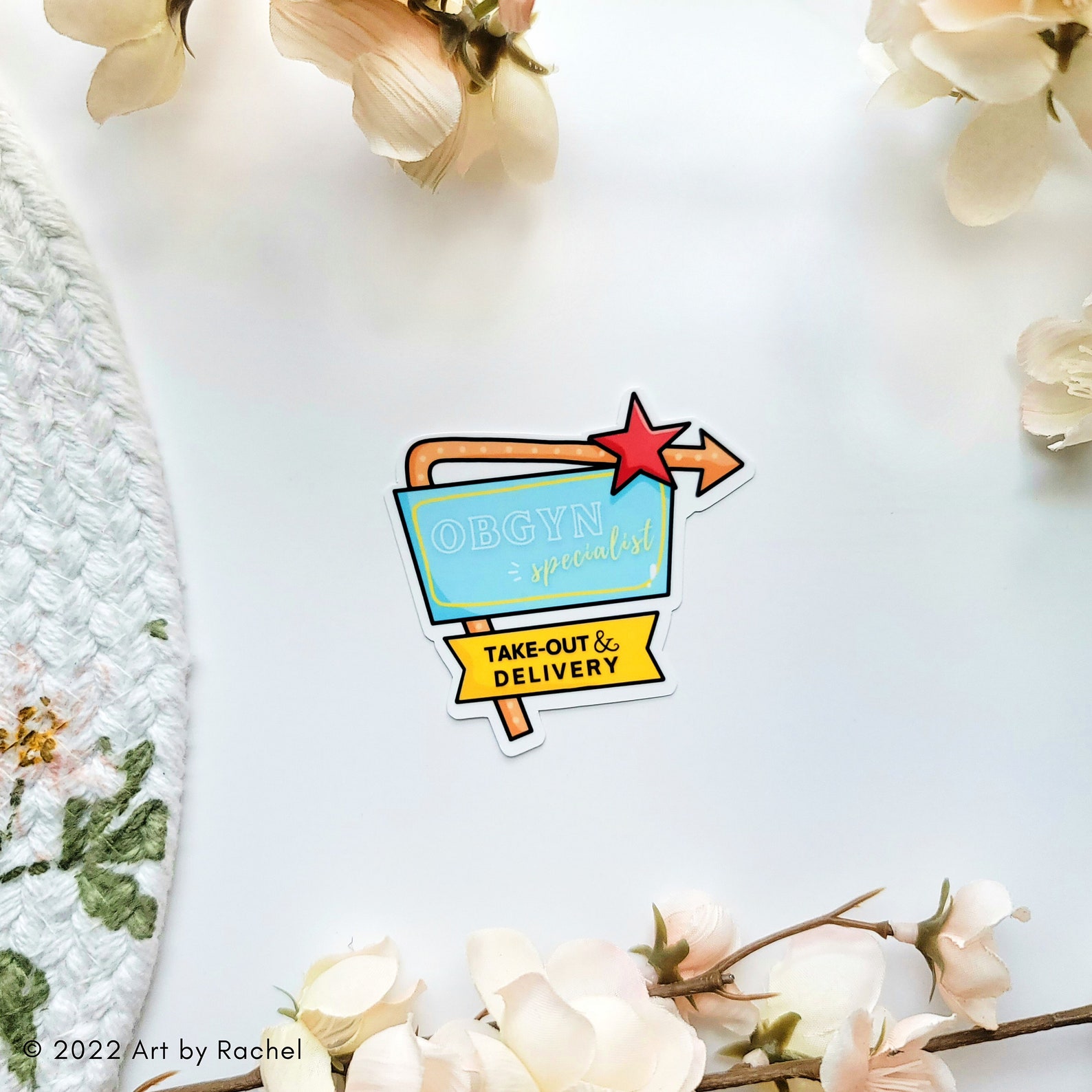 OB/GYN Pun Stickers Pediatrician Gynecologist Obstetrician - Etsy