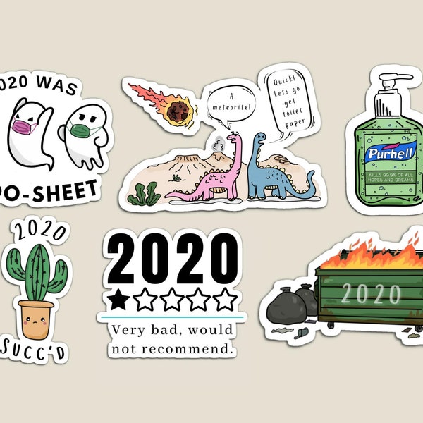 Funny 2020 Sticker Etsy