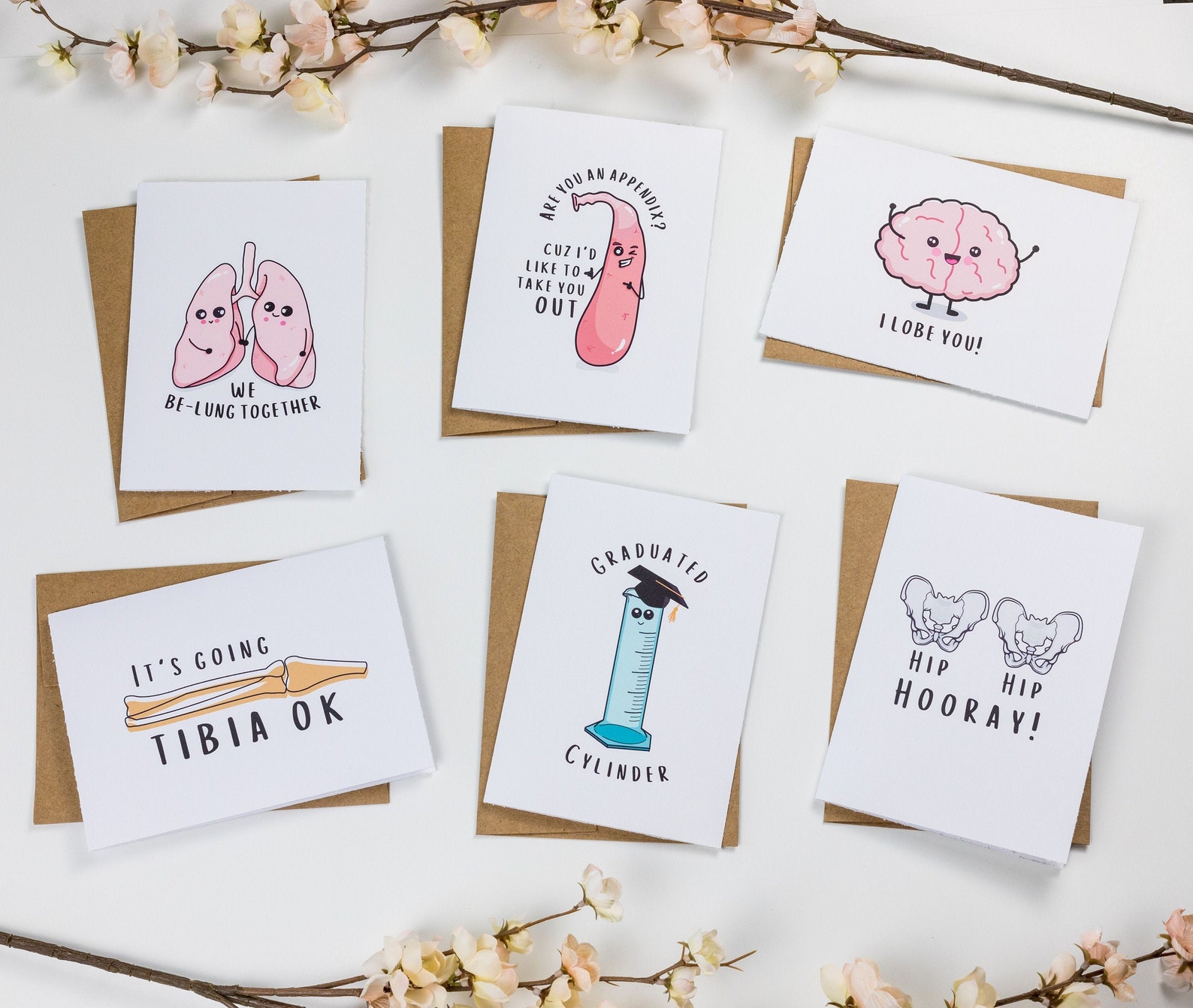 STEM Greeting Cards Funny Science Cards Congratulations Etsy