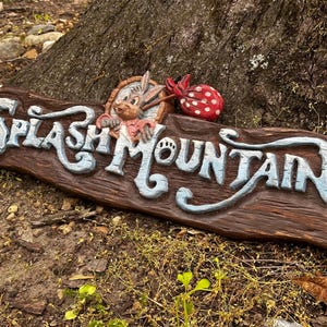 Disney’s Magic Kingdom Splash Mountain Sign