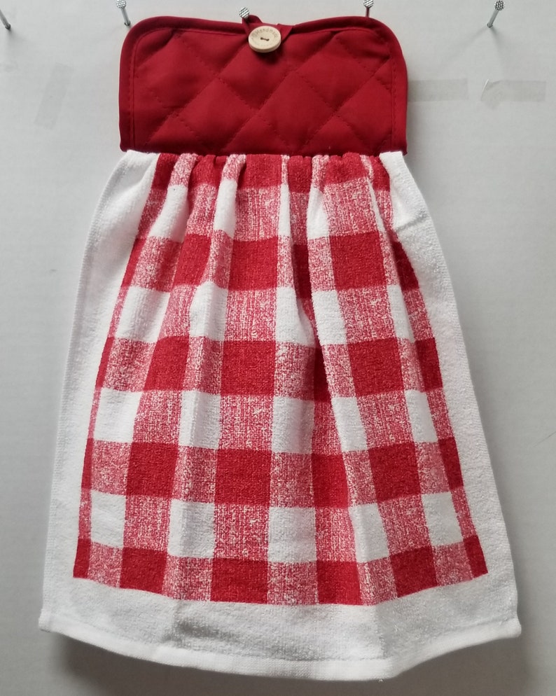 Decorative Hanging Kitchen Hand Towel With Hot Pad Top. Etsy