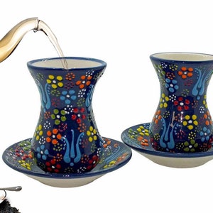 Vintage Blue Turkish Tea Set – One Stop Halal