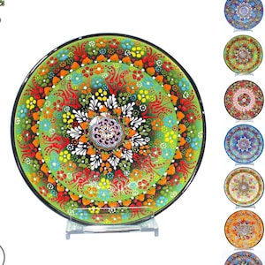 7.9&#39;&#39; Handmade Large Ceramic Bowl | Pasta Salad Soup Fruit Spaghetti Cookie Serving Bowl | Turkish Decorative Ceramic Pottery |  20 cm