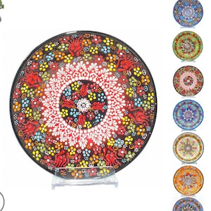 8&quot; Large Turkish  Ceramic Bowls | Pasta Salad Soup Rice Fruit Spaghetti Cookie Serving Bowls | Handmade Ceramic Turkish Pottery | 20 cm