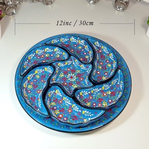 8x Ceramic Plates & Tray Set | Breakfast Dinnerware Serving Set | Nuts Snack Sauce Tapas Serving Dish | Decorative Ceramic Serveware Gift