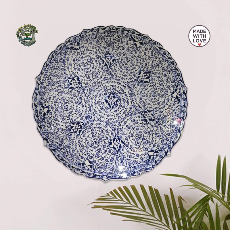 Decorative Glass Wall Plates Etsy