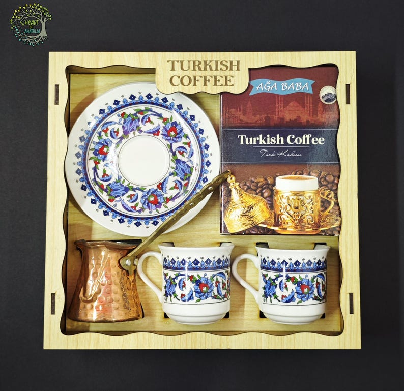 turkish coffee set cups saucers
