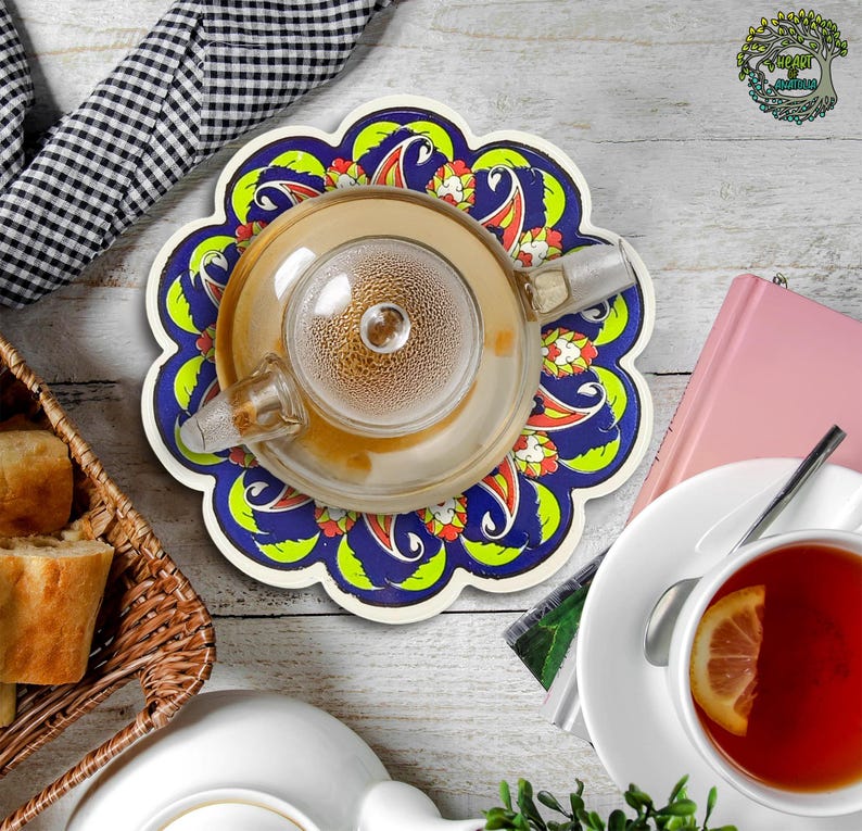 HeartOfAnatolia Ceramic Tile Trivet