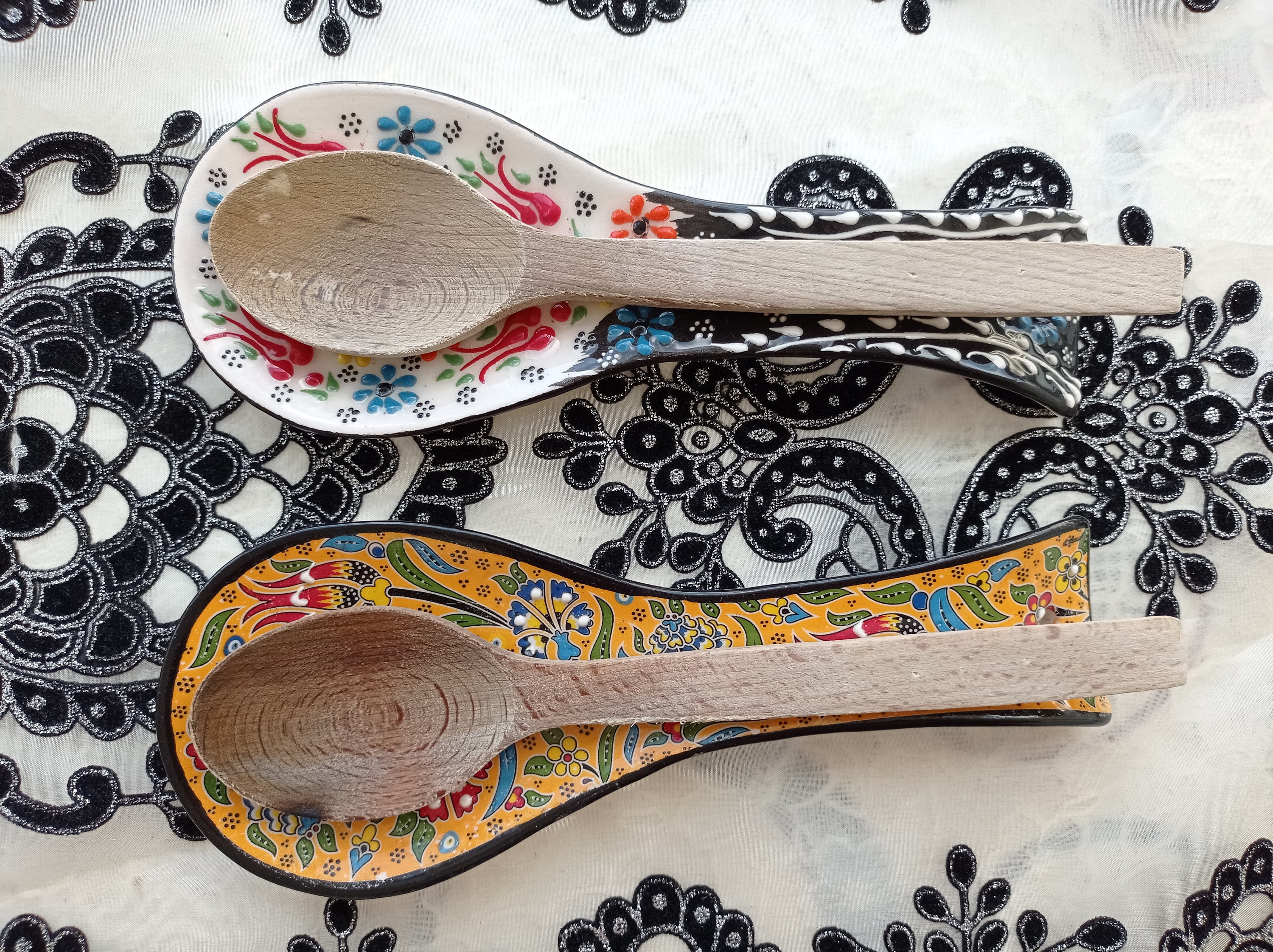 Stir the Pot - Handmade Spoon Rests + Wooden Spoon With Ribbon & Tag –  Rolling Rack Boutique