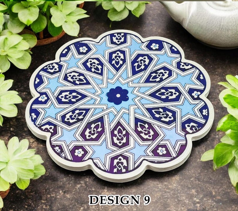 HeartOfAnatolia Ceramic Tile Trivet - Thumbnail 5