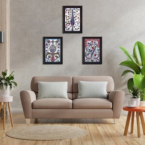 Dekorative Keramikfliesen-Rahmen-Wand-Dekor | fliesen für küche küche wandfliesen wandkunst fliesen für küche garderobe fliesen | Türkische marokkanische Mosaikfliese