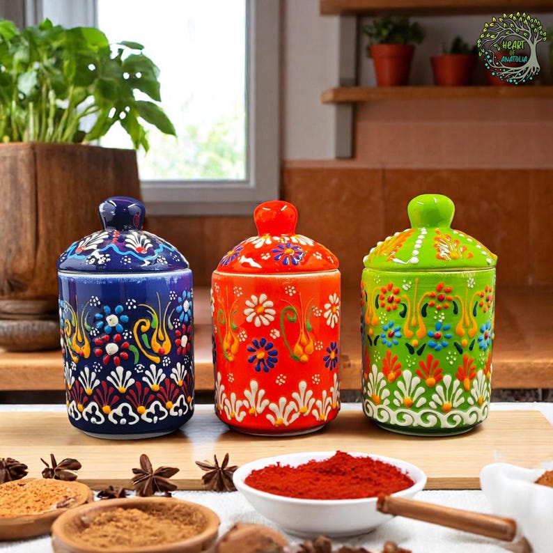 HeartOfAnatolia Spice Jars