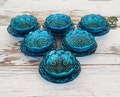 Handmade Turkish Ceramic Bowl Set | Colorful Tapas Appetizer Dishes