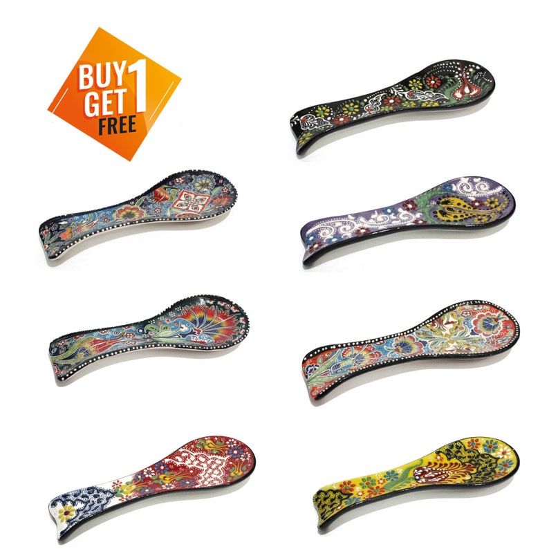 Buy 1 Get 1 Free Personalized 8 Spoon Rests for Kitchen Etsy UK
