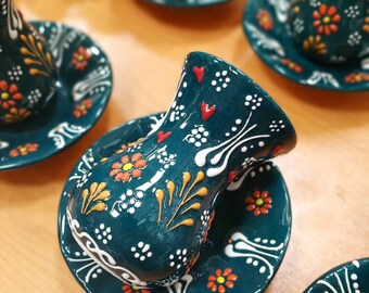 満庭芳　御瓷 高級ティーセット マイセン食器 Bフォーム コバルトと小華と金縁のティーセット