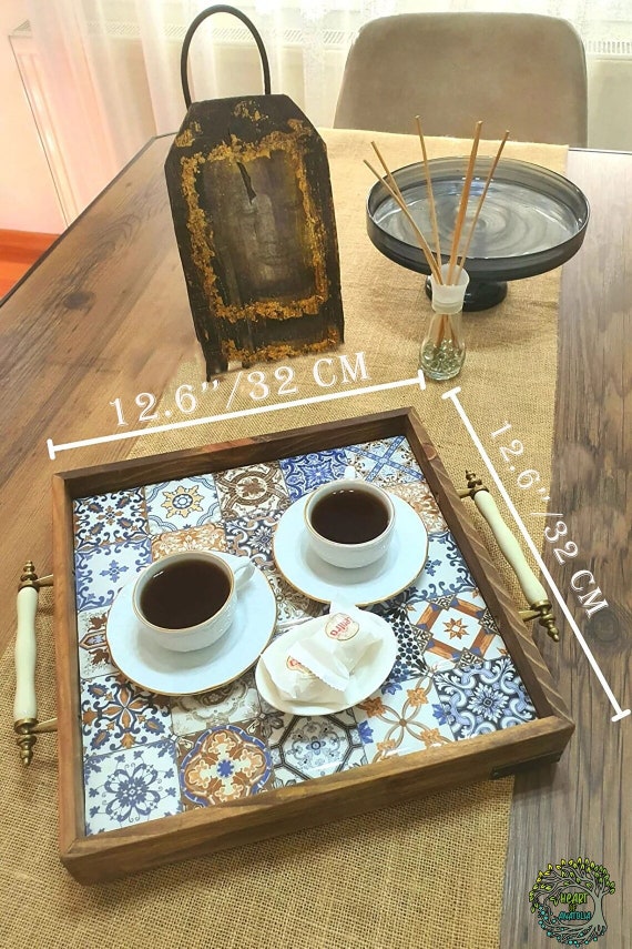 Vassoio Cestino In Intrecciato, Vassoio Da Portata In Rattan Con Manici - Foto 4