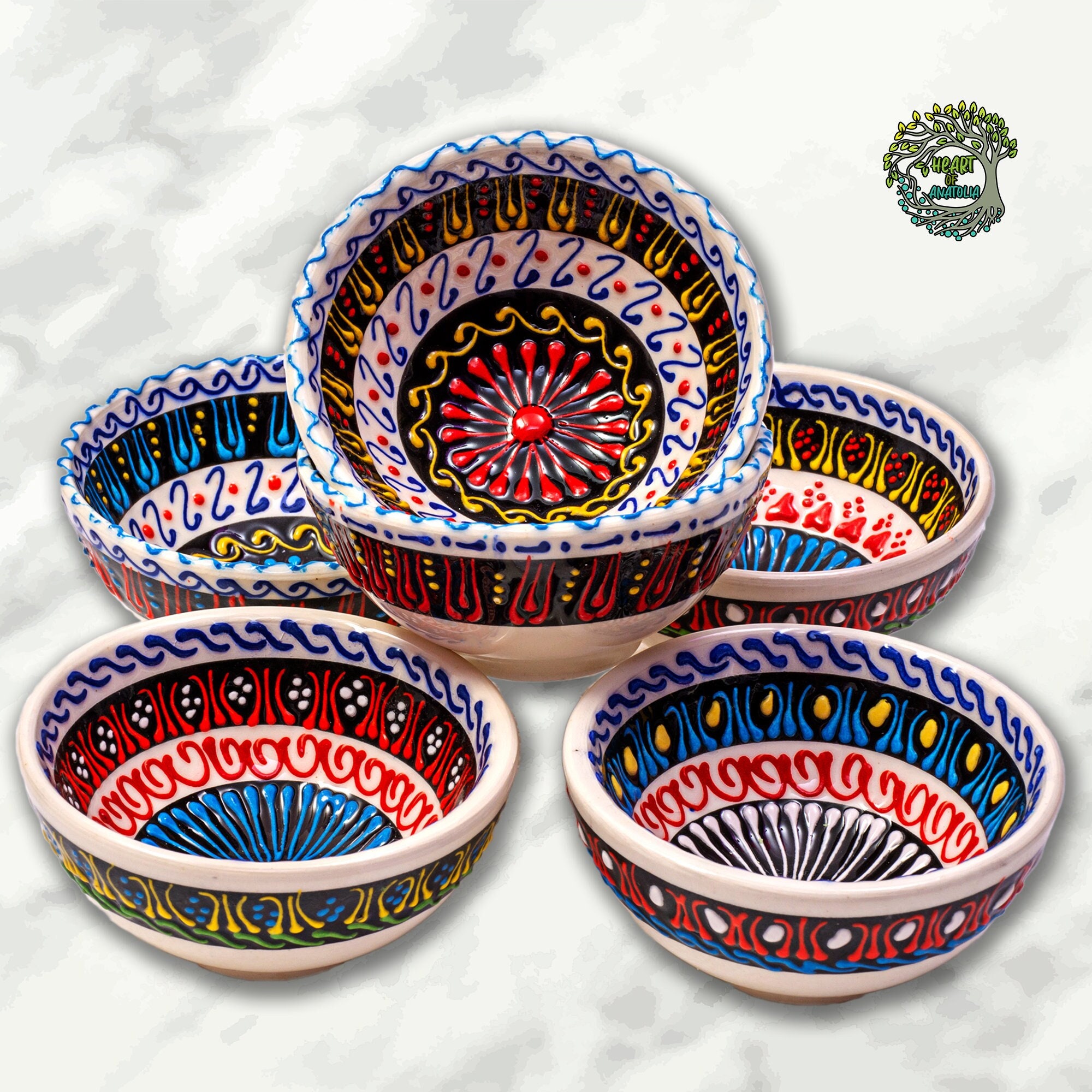 置物 terramoto ceramic Terramoto- Ceramic Nesting Bowls Set Of 3 | Mercari