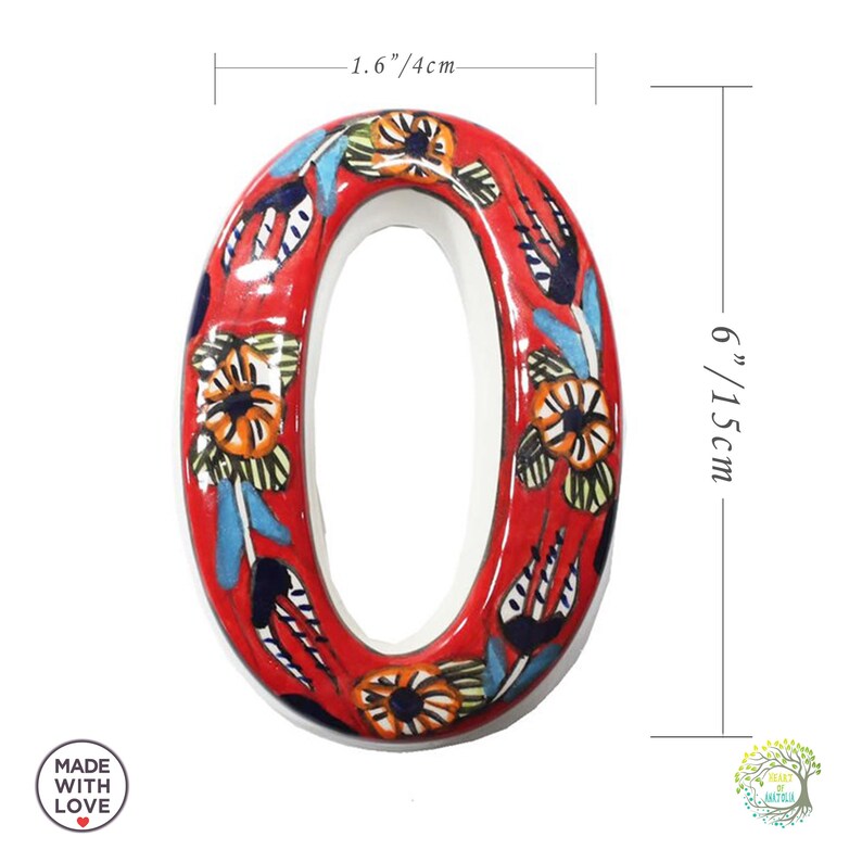 Personalized Handmade Ceramic Door Signs Home Office Front Red Etsy