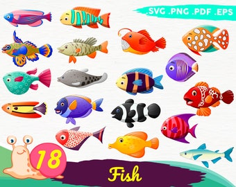 Download Tropical Fish Svg Etsy