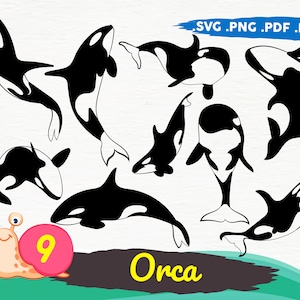 Orca svg, killer whale svg, orca clipart, whale svg, orca png, orca psd, orca printable, commercial use, cricut,print file,printable,svg