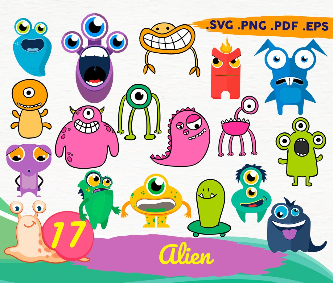 Alien SVG Bundle, Ufo Svg, Aliens File, Ufo Png, Ufo Eps, Aliens Vector ...