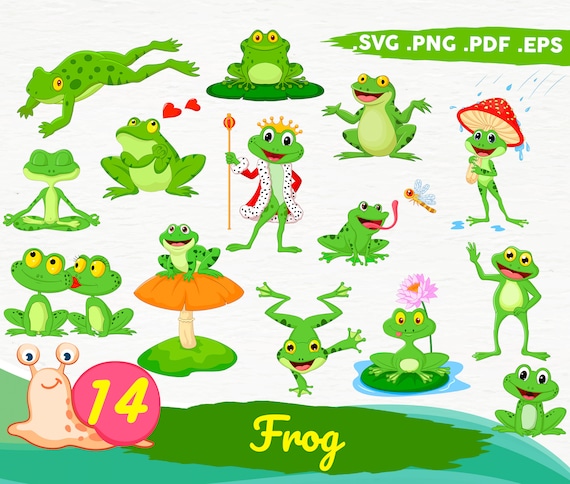 Baby Frog Cute Animal Gamer PNG & SVG Design For T-Shirts