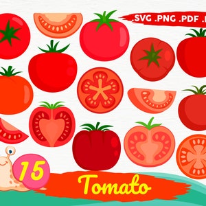 Tomato SVG Bundle, Tomato SVG, Tomato Clipart, Tomato Cut Files For Silhouette,Tomato Vector, Vegetable Svg, Png, Design,print file,svg file