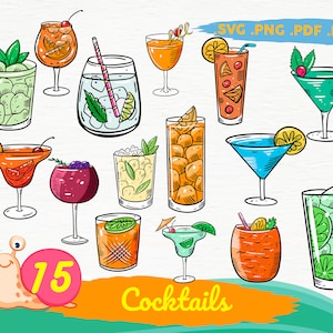 Drink svg, Cocktails svg,Tropical Drink svg, Alcohol svg, Wine svg, Wine Glass svg, Tropical Coconut Drink svg, wine glass svg,printable