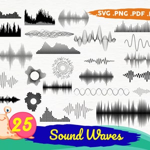 Sound Wave SVG, Wave svg, Música svg, ondas de música svg, Gravação de áudio svg, Onda de áudio svg, Ondas de música svg, arquivo de impressão, arquivo svg, imprimível