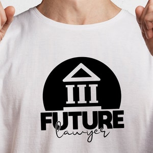 Zukünftige Anwalt Svg, Zukunft Anwalt SVG, süße Kinder, Karriere Tag, T-shirt Gesetz, Clipart Design-Datei, Druck für T-shirt, geschnitten E-Band Silhouette, Druck-Datei