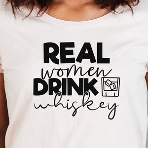 Le donne vere bevono whisky, Whiskey Girl. Piccola Signorina Whisky. Country Tank Top. Alcol, Fitness. Camicia da bere, file di stampa,stampa per t-shirt