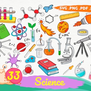Clipart SVG de ciência, SVG de química, arquivo Svg do professor, decoração escolar Svg, clipart de ciência, SVG de química, pacote de ciências svg, arquivo de impressão, para impressão