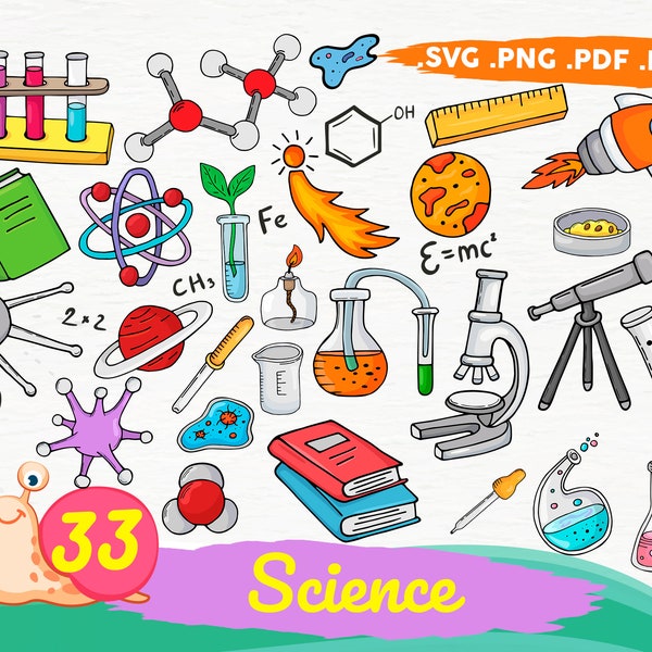 Wissenschaft SVG Clipart, Chemie SVG, Lehrer Svg Datei, Schule Dekor Svg, Wissenschaft Clipart, Chemie SVG, Wissenschaft Bundle Svg, Druckdatei, druckbare