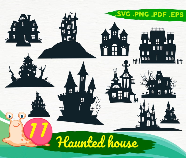 Haunted House Svg, Haunted House SVG, Haunted House Bundle SVG ...