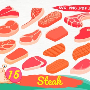 Steak svg, Steak SVG, Beef Svg, BBQ Svg, Steak Clipart, Steak Files for Cricut, Steak Cut Files For Silhouette,Steak Vector,print file, svg