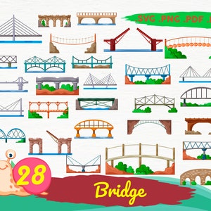 Bridge SVG Bundle, Bridge SVG, Wooden Bridges SVG, Path Svg, Pathway Svg, Golden Gate Svg, Bridge Silhouette, Path Silhouette,print file,svg
