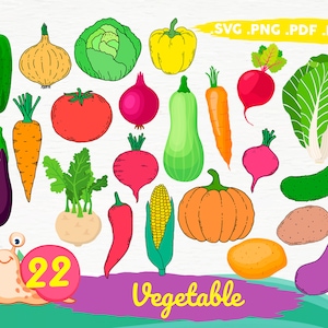 Vegetables SVG Bundle, Vegetables SVG, Clipart, Vegetables Files, Silhouette, Files for Cricut, Vegetables Vector, Svg, print file,printable