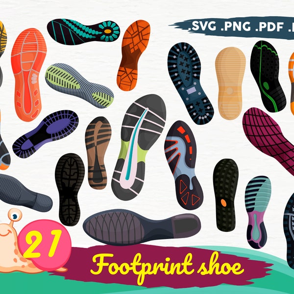 Shoe Print SVG Files, Stamp Cutting, Man Shoe foot Cut File, Shoe print, Man shoe print,Boot print, print file,printable, Instant Download