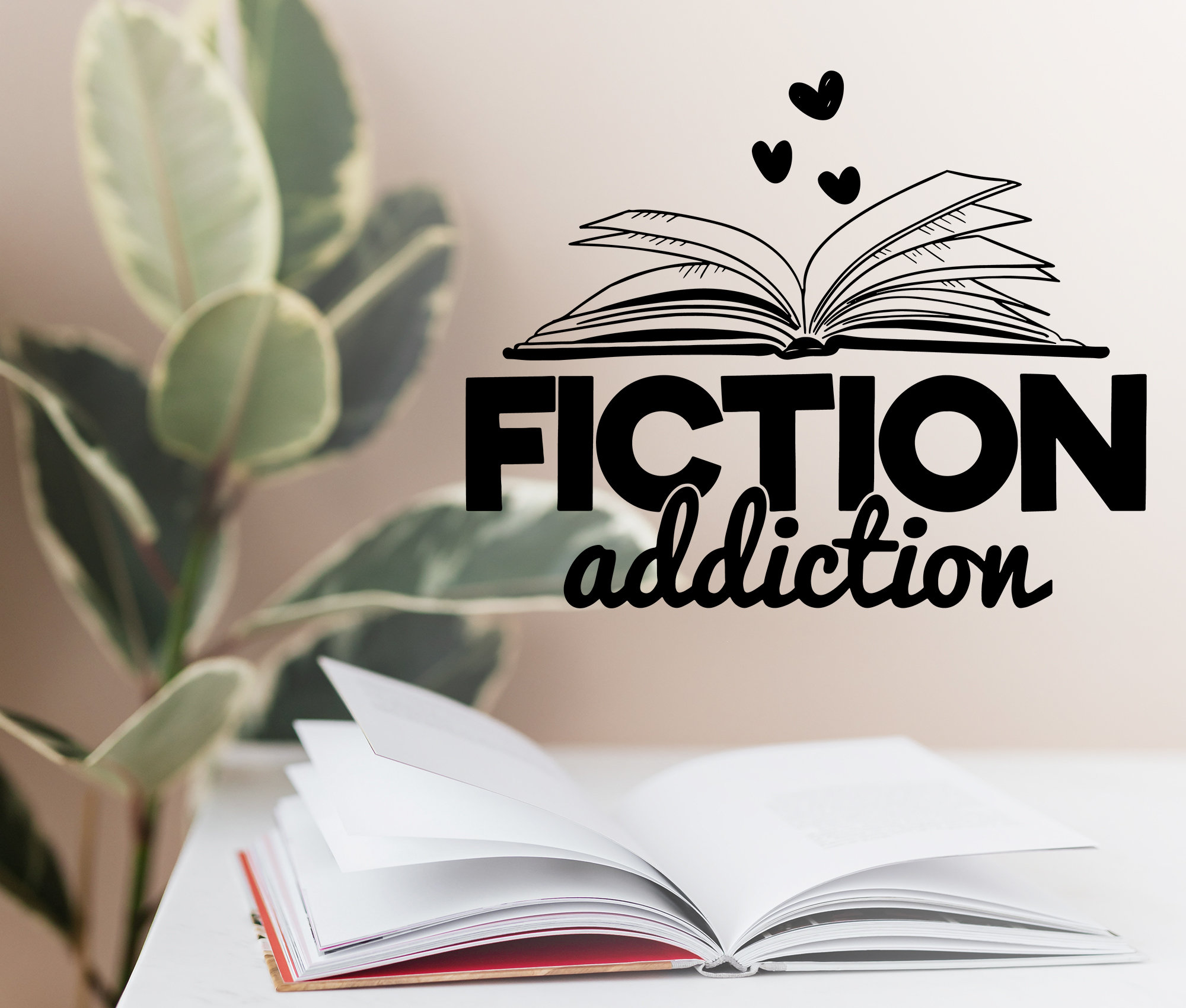 Fiction addiction svg,Fiction Addiction Fiction Addiction svg digital, Book Lover, Reader SVG file, story study, Printable,T-Shirt SVG, svg