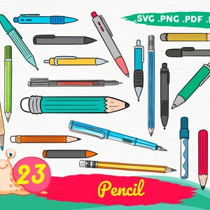 Pencil svg,pencil clipart,pencil clip art,pencil vector,pencil cricut,pencil print file,teacher svg,education svg,pencil silhouette,print