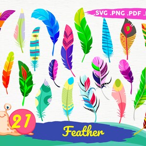 Feather SVG, Feathers SVG, Feather Clipart,Feather silhouette files ,SVG Feathers,commercial use,Boho Feathers svg,Feather vector,print file
