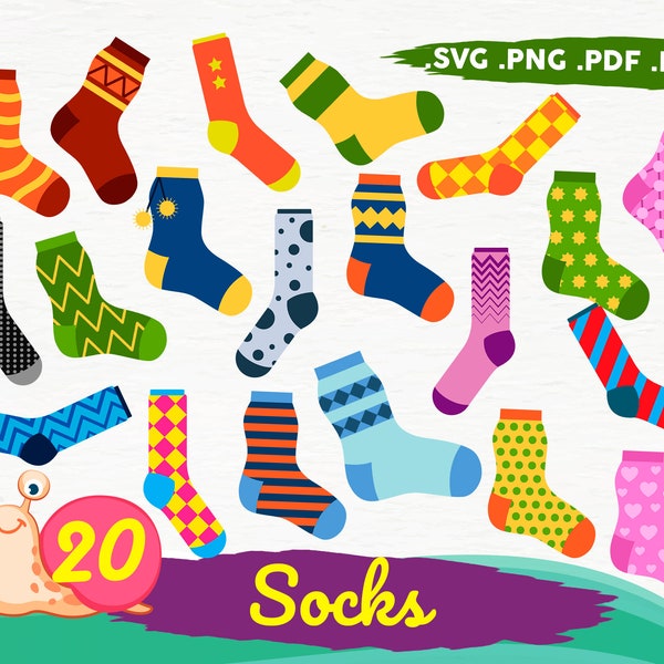 Socks clipart bundle, christmas socks svg, socks svg, fashion clipart, colorful socks svg, socks vector, knitted socks, print file,printable