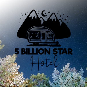 5 billion star hotel svg, 5 Billion Star, Hotel svg, eps ,dxf, png, cutting files,silhouette, cameo cricut, Camping, Camper,Outdoors, print